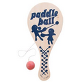 Wooden Paddleball Game